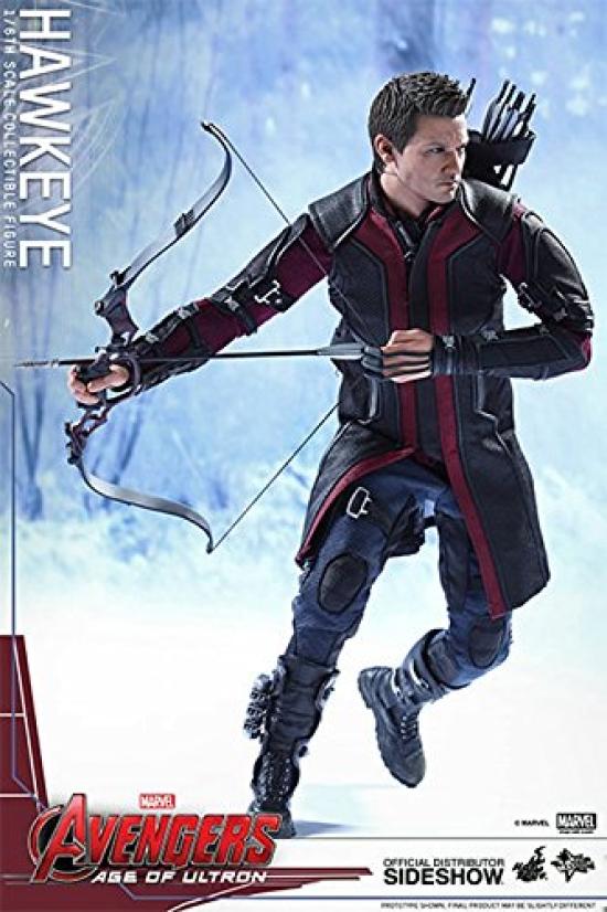 Movie Masterpiece Avengers: Age of Ultron Hawkeye 16 Scale Plastic Painted Action Figure