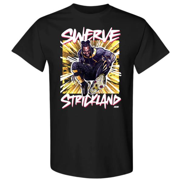 Swerve Strickland  Graphic Series AEW Official TShirt Unisex T-Shirt XXXXL