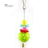Hanging Ornaments Ball Flower Design Bite Toy Chew Swing Bird