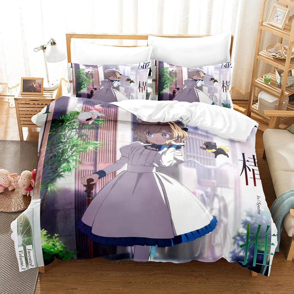 3D Anime InSpectre Fictitious Reasoning Bedding Sets Duvet Cover Set With Pillowcase Twin Full Queen King Bedclothes Bed Linen