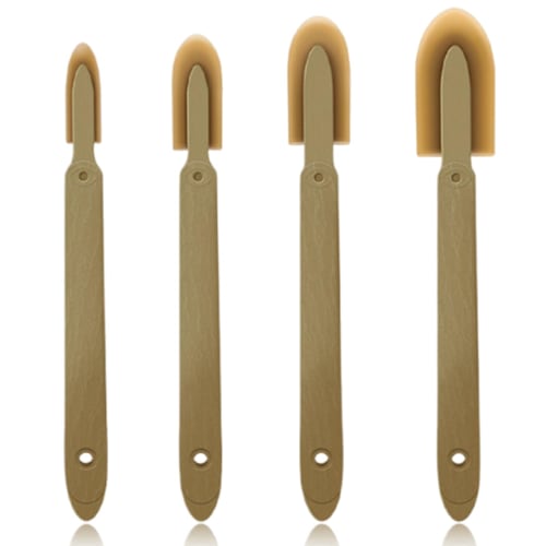 

LKCCTK Caulking Finishing Tool Set of 4 - Rubber Caulking Applicator, Spatula, and Spreader for Walls, Doors, Windows, and Baseboards