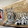 Luxury Leopard Tapestry Wall Hanging Golden Pattern Background Wall Art Decor For Living Room Bedroom Home Decoration Fabric