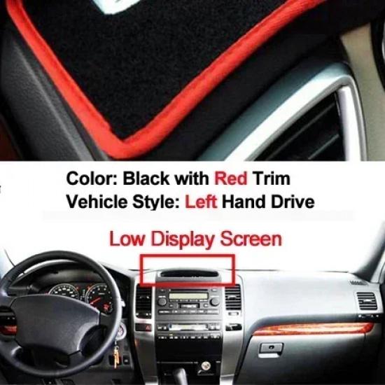 Car Dashboard Cover Non slip pad For Toyota Land Cruiser Prado J120 2003 - 2008 2009 LHD Dash Mat Sun Shade Pad Anti-UV Cushion