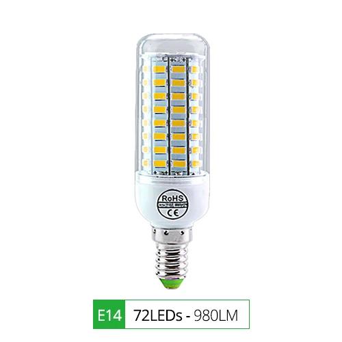 Corn LED Lamp 220V E14 E27 Bulb Lamp Strong Light 2700K 6500K Corn Bulb Light 2835SMD 360 Beam Angle Replace Halogen Lighting