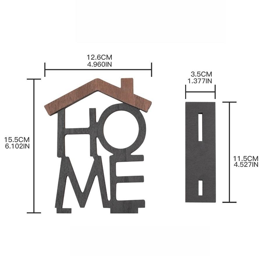 1PC This wooden  home  art decoration is a multi-functional living room highlight desktop ornament. M