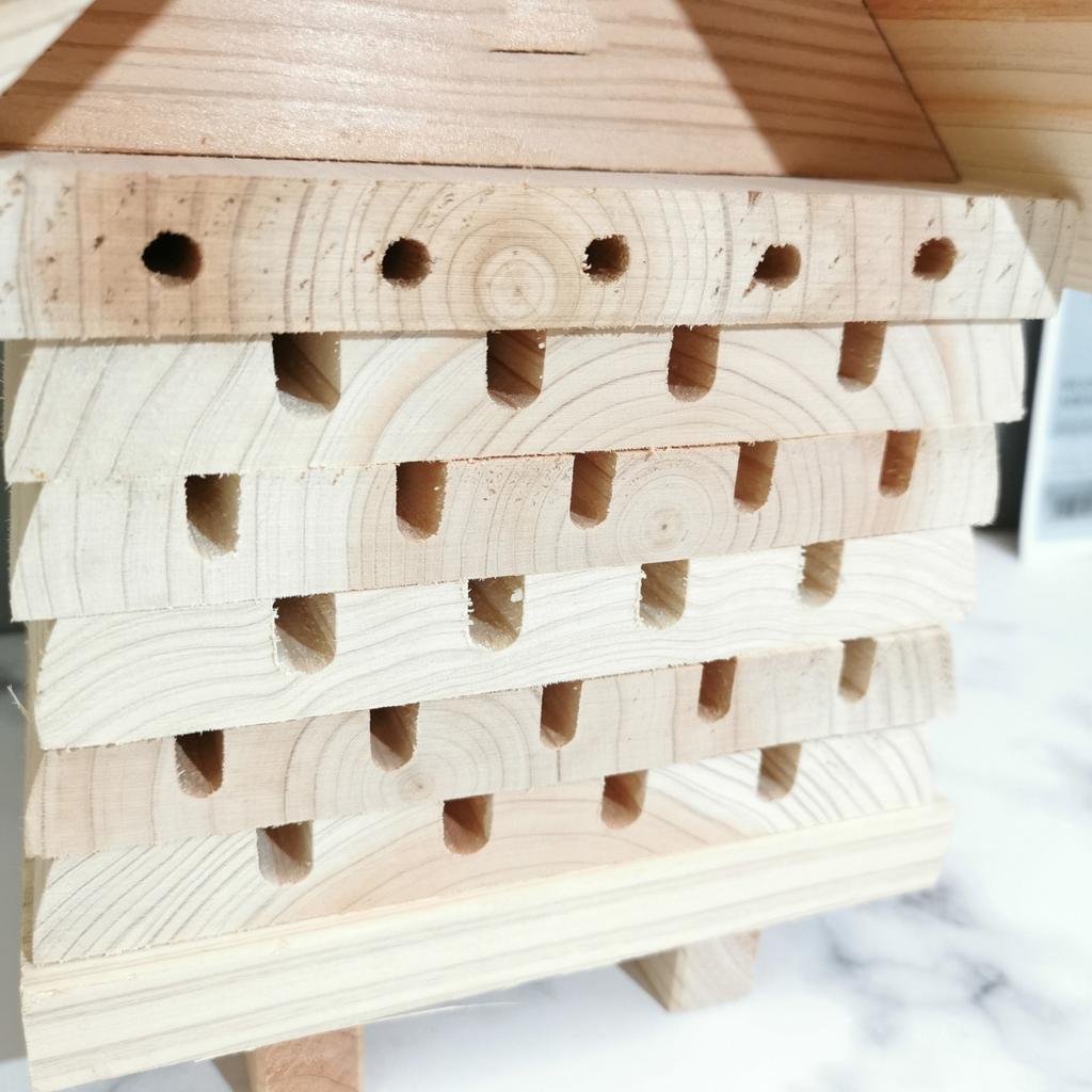 Wooden Insect House, Small Craft Insect House, Bee House, Hanging Interaction, Management System House