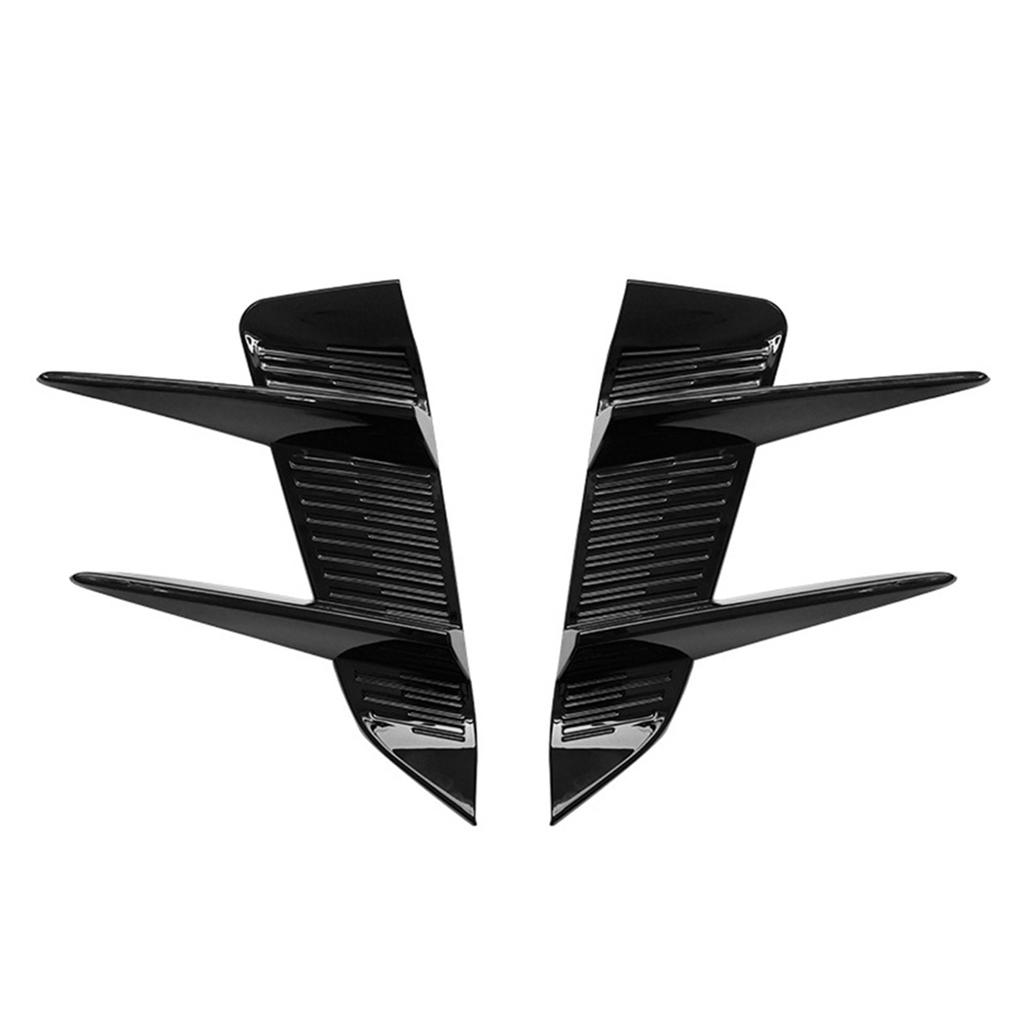 Front Bumper Spoiler Side Air Vent Cover Sticker Panel Decoration ABS Interior Accessories Suitable for MG4 EV2022-2024