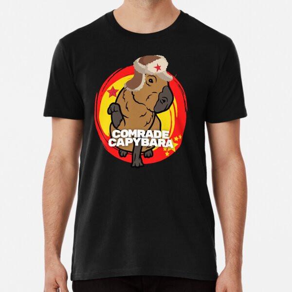 Comrade Capybara T-Shirt S-5XL Best T-Shirt