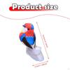 6 Pieces Artificial Birds Tree Ornaments Lifelike Fake Floral Arrangements for Festival Garden