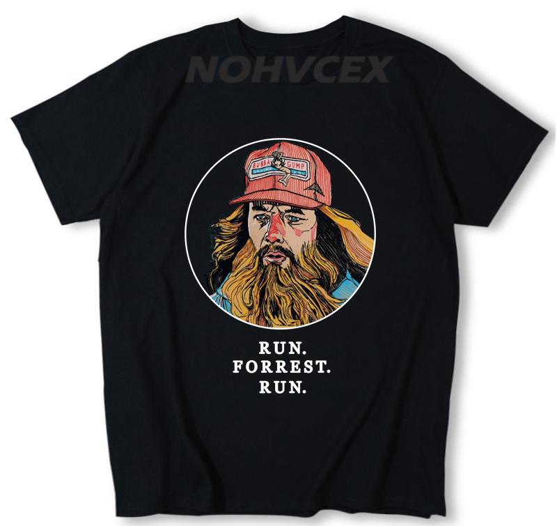 Run Forrest Run Gump Fashion Short Sleeve Men S Tee T Shirt Tops Cotton Casual S