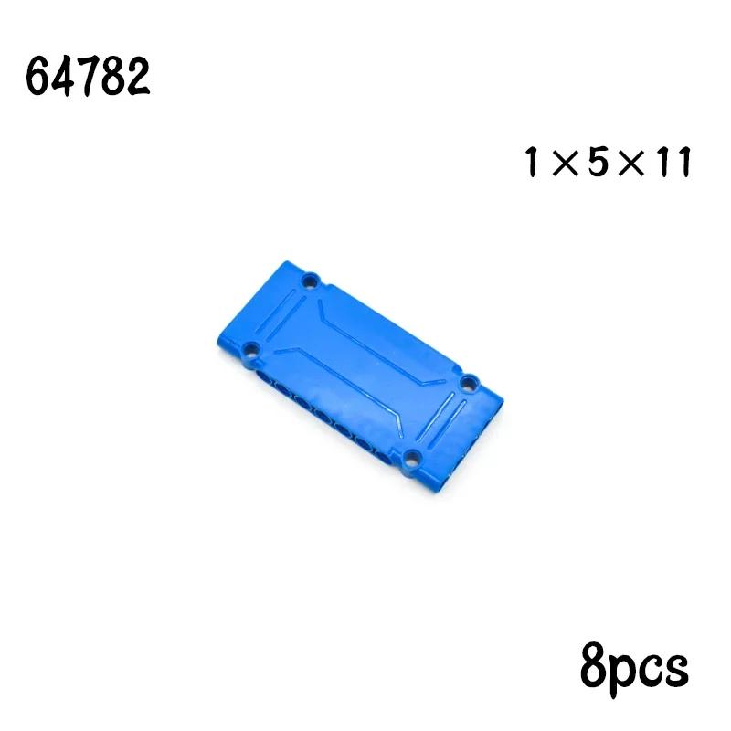 Non-Toxic Assembles Particles Panel 1X5X11 1X3X11 Mechanical Building Block Panel Car Technical Parts 64782 15458 Bricks Toys For Children