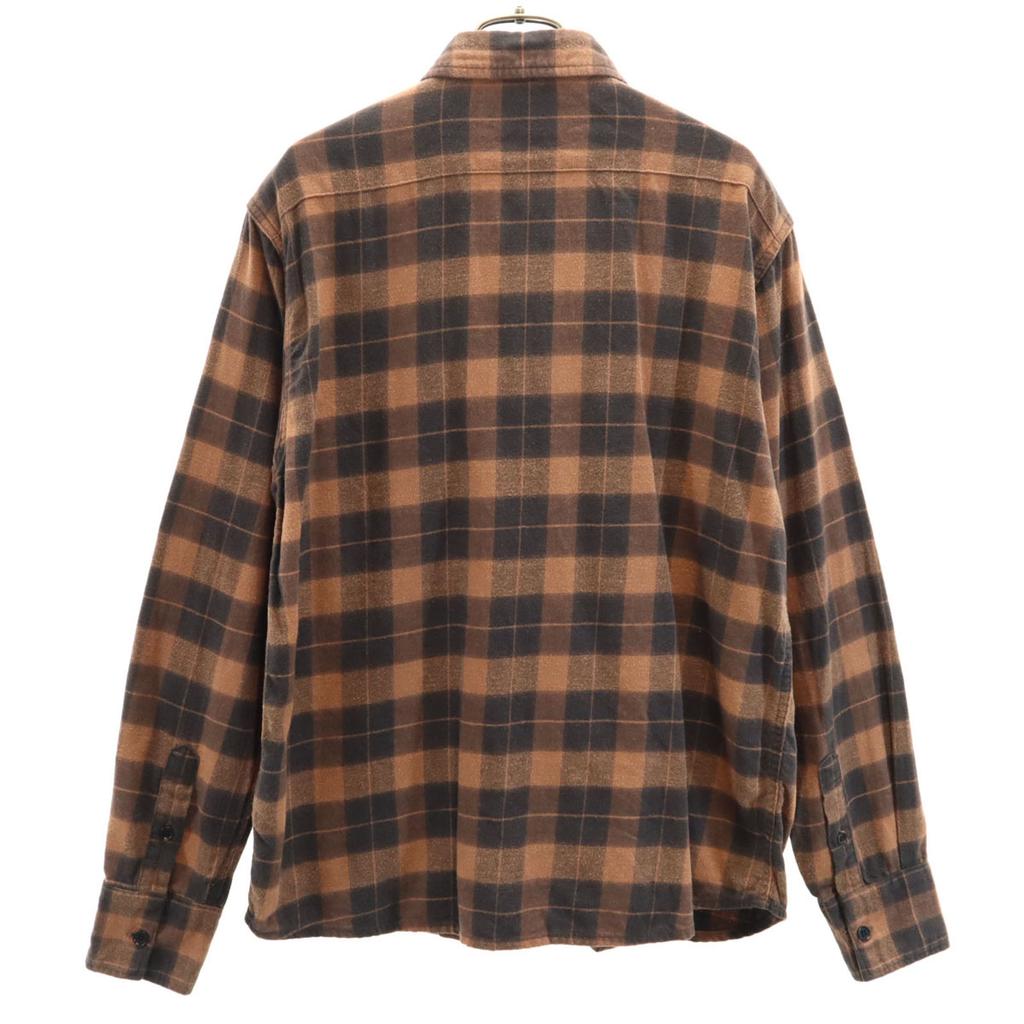 PHENOMENON made in Japan Fantasia a quadretti Camicia a maniche lunghe in cotone L da uomo Usata