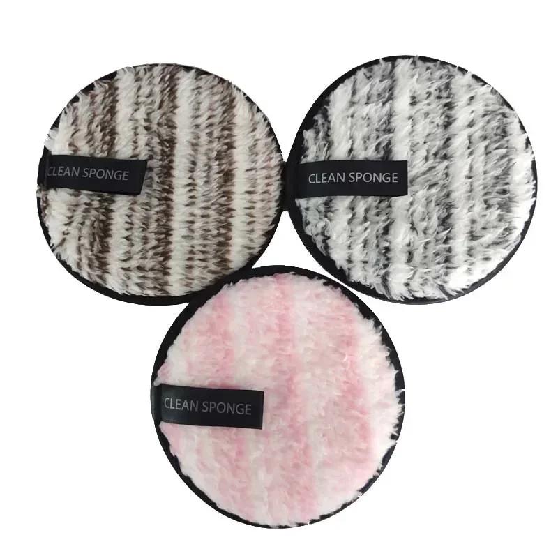 1Pcs Fiber Makeup Remover Pad Reusable Face Clean Sponge Cloth Towel Cosmetic Puff Make Up Accessories