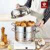 NORTON NASS 30CM Multi-Functional 3-Layer Stainless Steel Steamer
