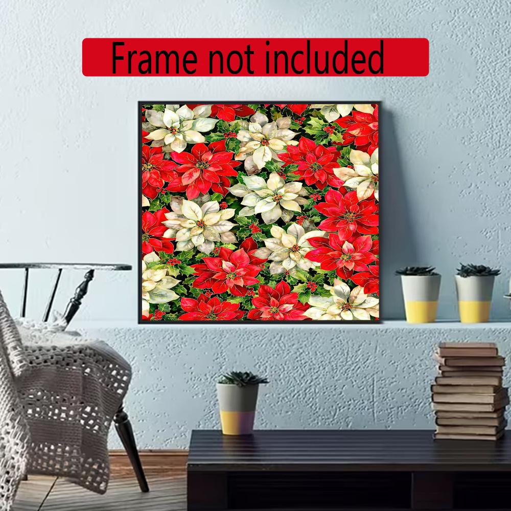 Christmas 5D Diamond Painting Round Diamond Rhinestones Mosaic Diamond Embroidery Wall Paintings Rhinestones Gift Frameless