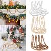 Holzfarbene Weihnachtsperlenkette Holzperlen Girlande Weihnachtsbaumschmuck Holzperlen Kamin Dekoration