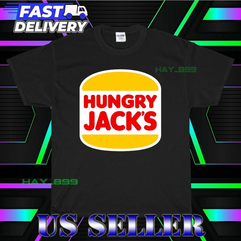 NEW SHIRT HUNGRY JACK S LOGO T-Shirt FUNNY AMERICAN USA UNISEX SIZE S-5XL S