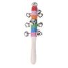 1Pc Cross Rainbow Hand Ring Colorful Ring Colorful Cross Ring Baby And Child Bell Puzzle And Early Education Toys