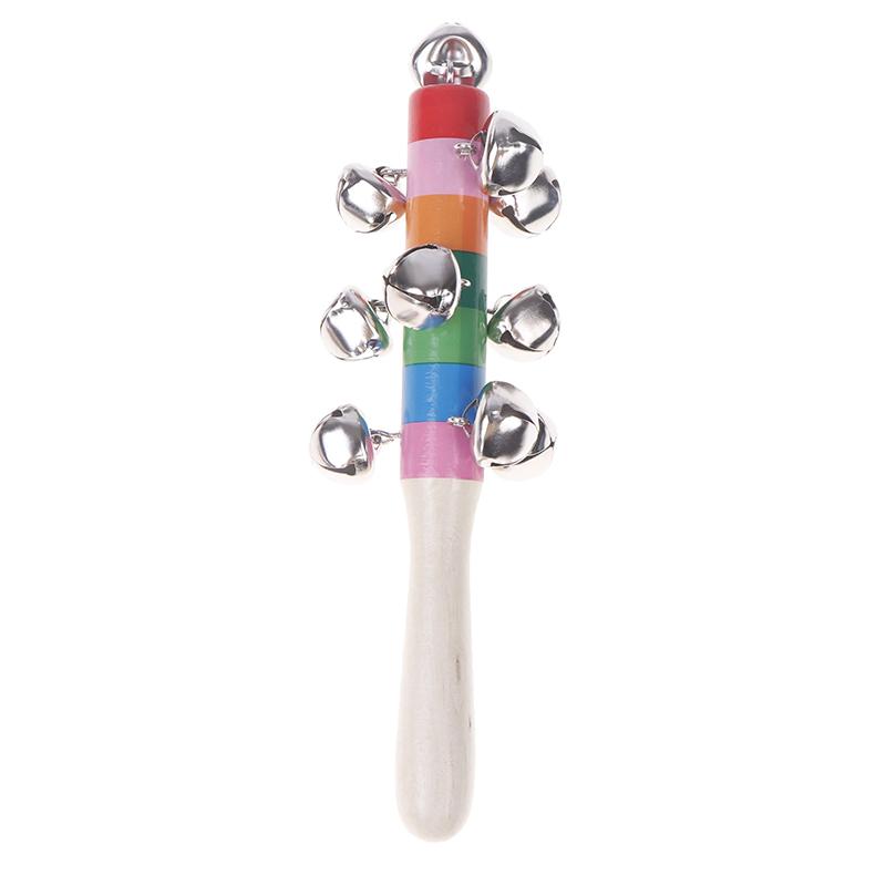 1Pc Cross Rainbow Hand Ring Colorful Ring Colorful Cross Ring Baby And Child Bell Puzzle And Early Education Toys