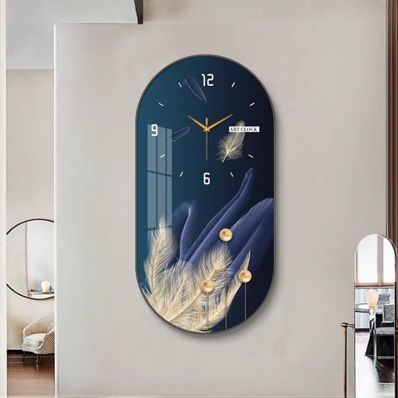 Nordic Luxury Wall Clock Living Room Household Fashion Restaurant Decorative Painting Creative Watch Wall Hanging Silent Clock