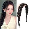 Adjustable Rhinestones Braids Headband Non-Slip Easy Wig Headband for Women