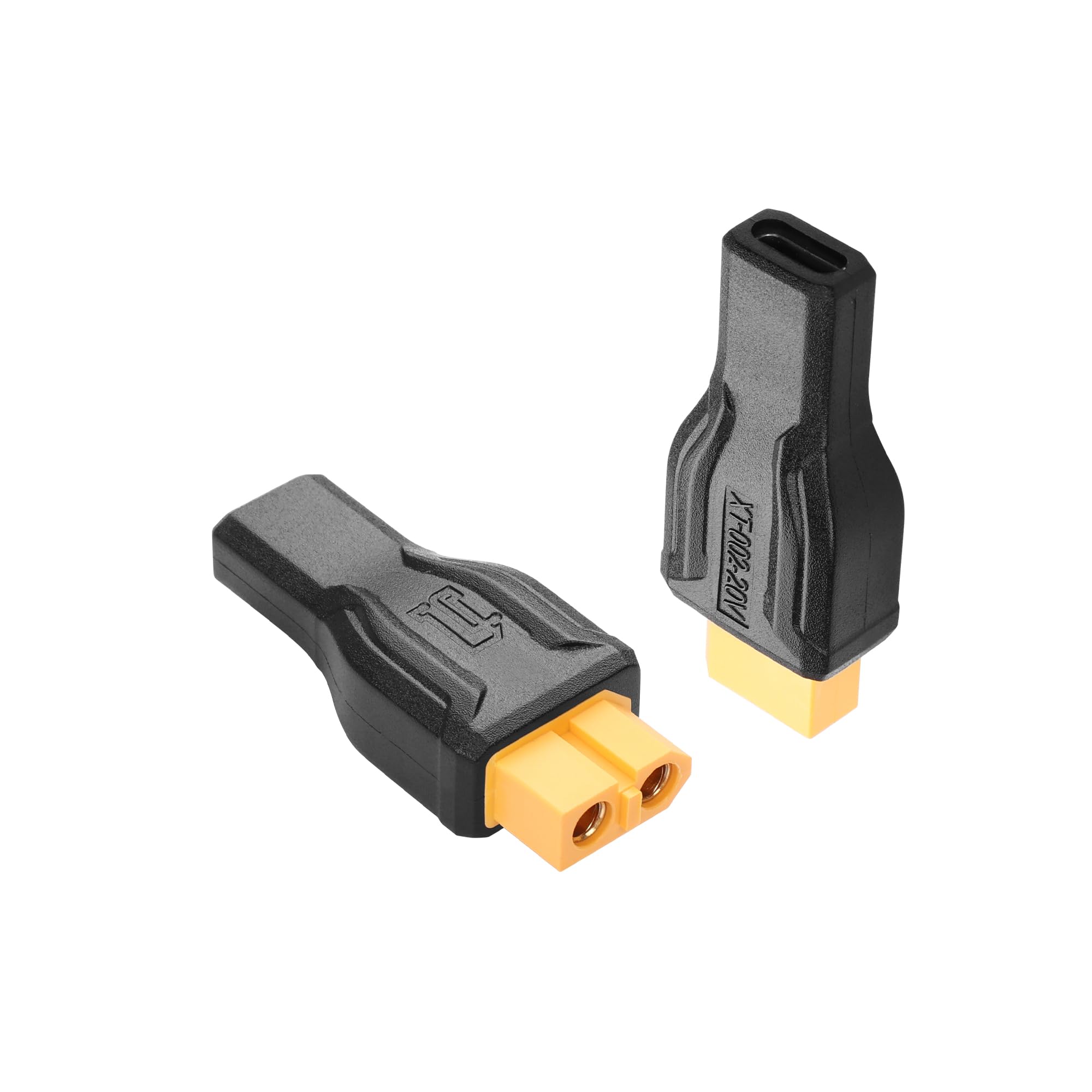 

SinLoon 2 шт. Адаптер-преобразователь XT60 на USB C, XT60 на TYPE C для беспроводного паяльника TS100, источника питания FPV-монитора, дрона (XT60 Мама на