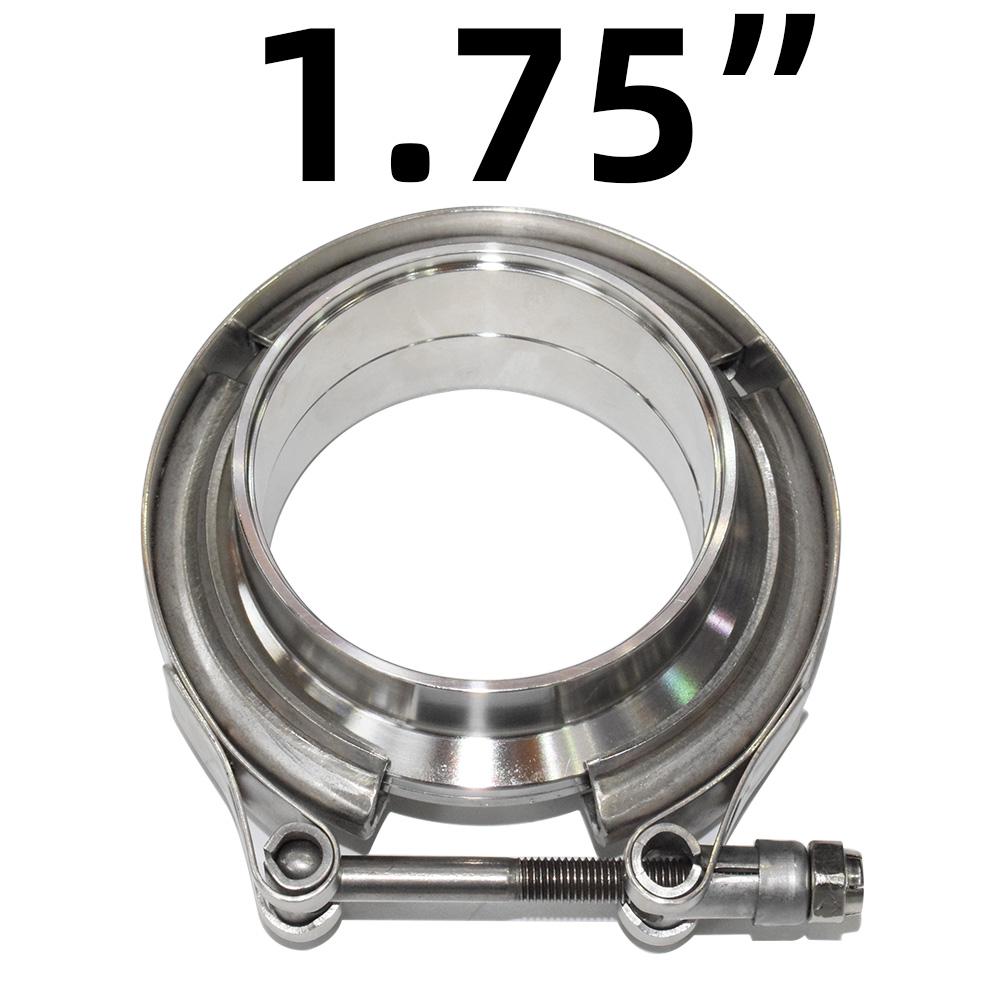 304 Stainless Steel 2“ 2.25"2.5" 3" V band Clamp 3"Inch V-band 2.5 3 Inch Exhaust Flange 76mm Turbo Exhaust Vband V Clamps Kits