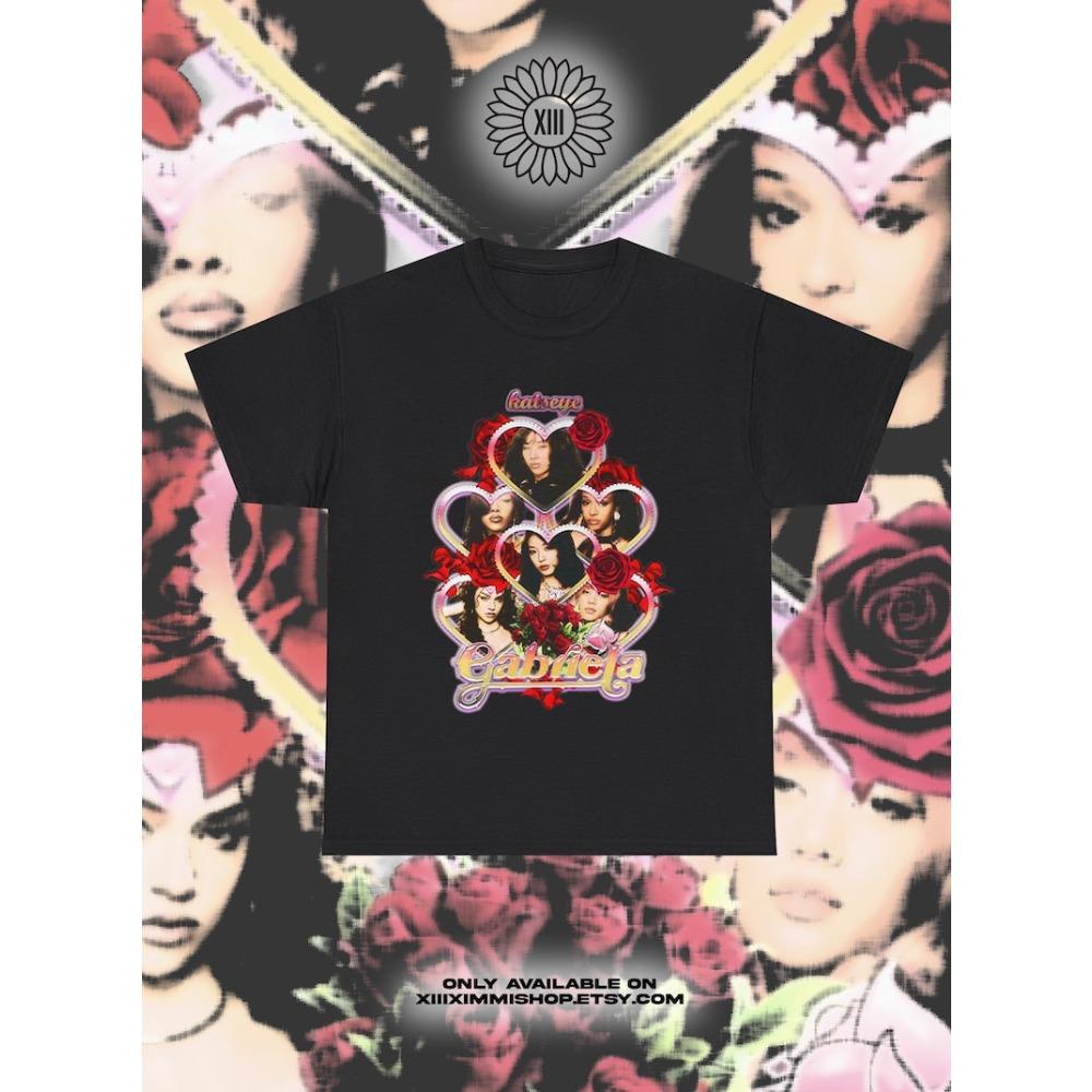 Katseye Beautiful Chaos T-shirt Kpop Tshirt Men Women Short Sleece Streetwear Kpop Tees Y2K Clothes Men Casual Tops