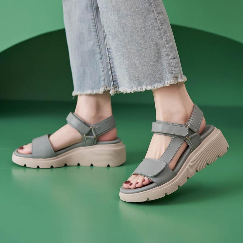 Fashion Women's Summer Sandals 2025 New Pump Outdoor Fashion Comfortable Soft Elegant Strappy Beach Sandal Ladies Shoes