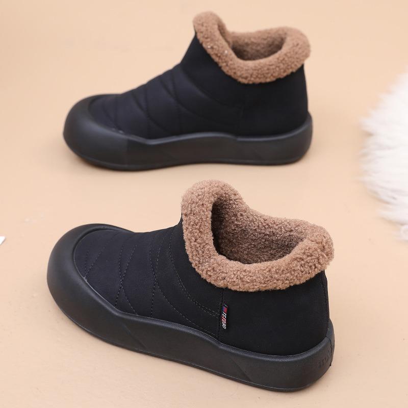 New Style of Snow Boots, Warm, Fleece and Thickened Cotton Boots, Women's Anti-slip Cotton Shoes