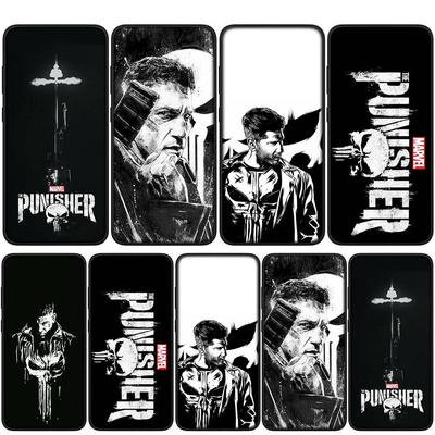Cover for iPhone 16 15 Xiaomi Redmi Note 14 13 12 11 Pro Max X 8 9 16e Samsung Galaxy S25 S24 S23 Moto G75 G85OPPO Huawei Punisher Marvel Phone Case