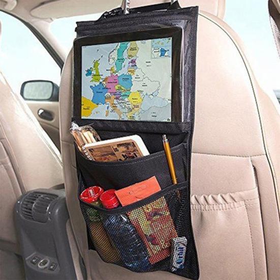 Multi-Pocket-Hänge-Autositz-Rücken-Aufbewahrungs-Organizer-Taschenhalter für iPad-Tablet