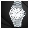 Casio Serie ESTÁNDAR Reloj Retro Deportivo de Moda Movimiento de Cuarzo de Negocios Correa de Acero Inoxidable Reloj Japonés y Coreano Reloj para Hombre MTP-1215A-7B3DF
