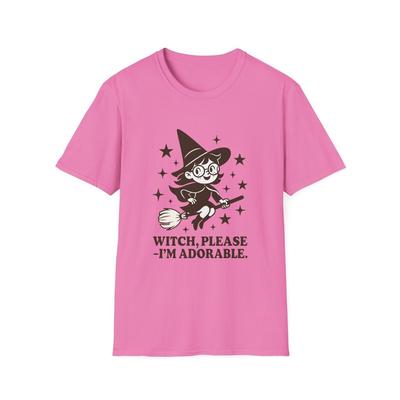 Unisex Softstyle T-Shirt | Witch Please I'm Adorable | Niedliche Hexe Halloween