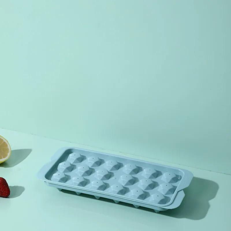 

18-сеточная мини-круглая форма для кубиков льда, пластиковая алмазная форма для кубиков льда, сферические формы для холодильника, кухонные принадлежности для изготовления шариков льда