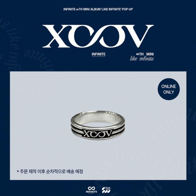 

Предварительный заказ INFINITE 8th Mini Album LIKE INFINITE POP-UP LIKE Ring KR 9