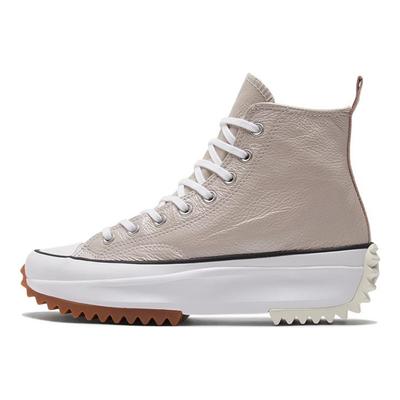 Run Star Hike Trendy Comfortable Casual High Top Canvas Shoes Unisex Pink White