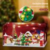 Non-Toxic 3555Pcs Christmas Theme Building Blocks Set Santa Claus Snowman Snow House Elk Christmas Tree Bricks Toys Gift For Children