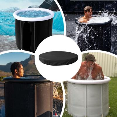 Couverture pour Bain Froid Protection pour Bain Froid Imperméable Couverture Seau à Glace Pour Salle d'Escalade Jardin Spa Piscine Extérieure Camping