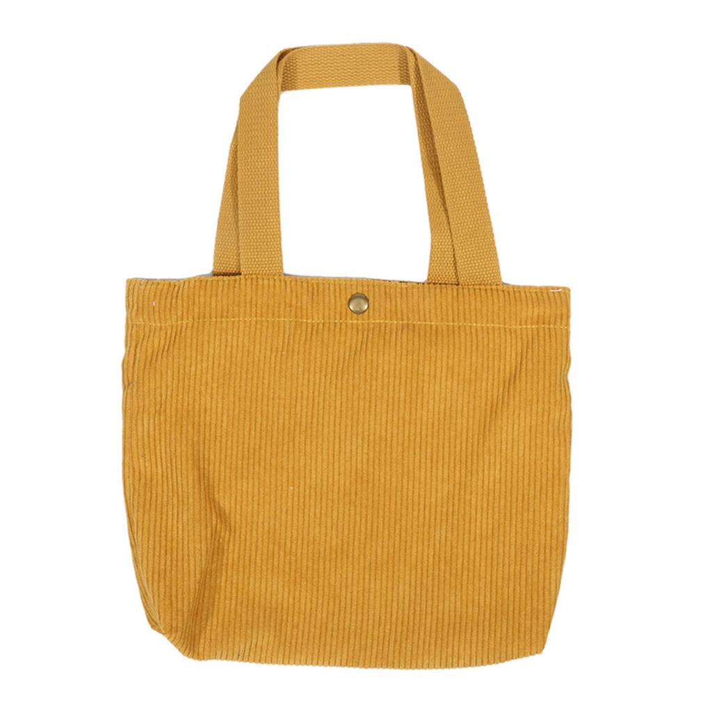 Women's Shoulder Shopper Bag Solid Color Daily Commuter Food Container Storage Bags Stripe Tote Handbags Simple Lunch Bag