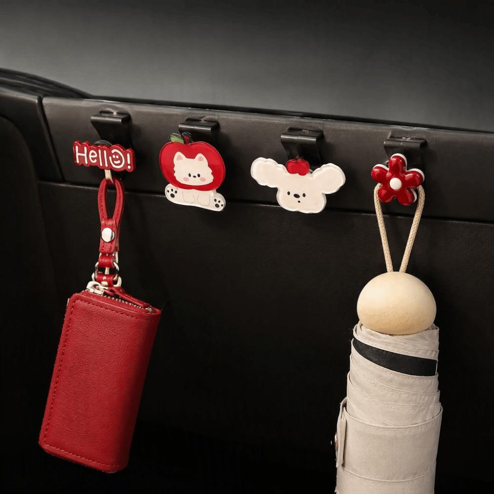 Universal Car Storage Hook Hidden Car Hooks Glove Box Hanger  Car Interior Accessories