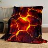 Molten Lava Pattern Blanket for All Seasons Blanket Lunch Break Throw Gift