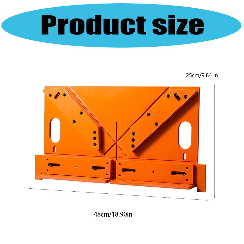 Professional 45 90 Degree Angle Template Tool For Seamlessly Trim Connection Durability Electrified Wood Construction