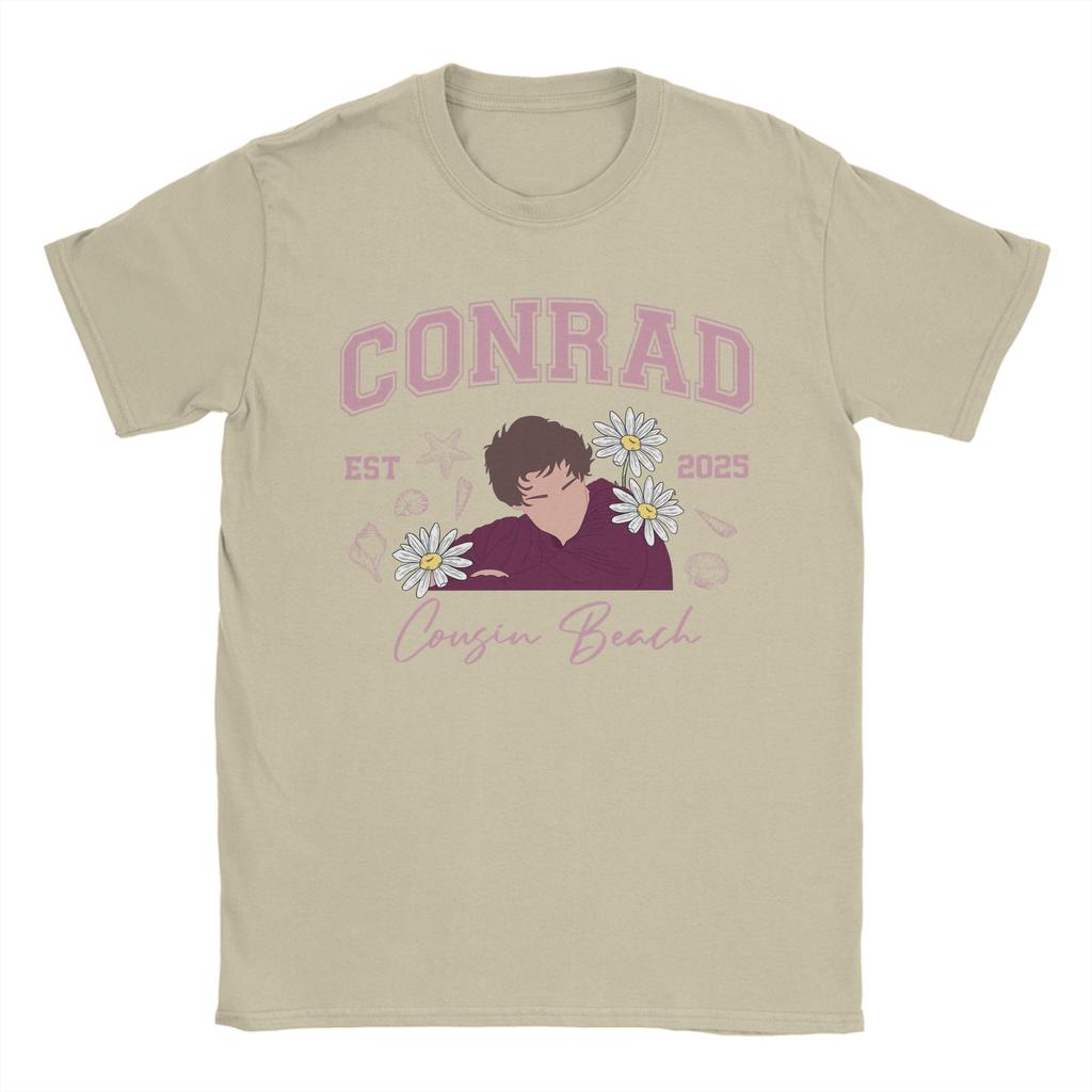 Team Conrad T-Shirt Man  Streetwear Pure Cotton T Shirts Summer O Neck Hipster Tees Cheap Oversized Clothing