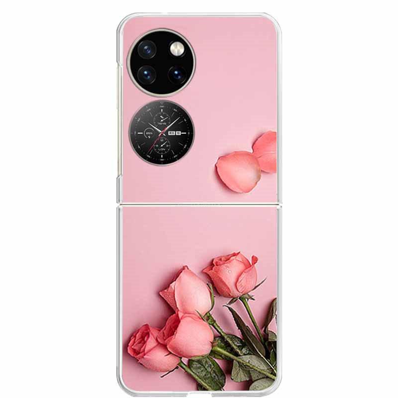 For Huawei P50 Pocket Case Transparent Clear Hard PC Phone Back Cover For Huawei P50 Pocket Cases P 50 Pocket 2022 Shells Capa