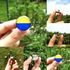 Stilvolle Ukraine Flagge Anstecknadel Brosche für Rucksäcke und Schultaschen