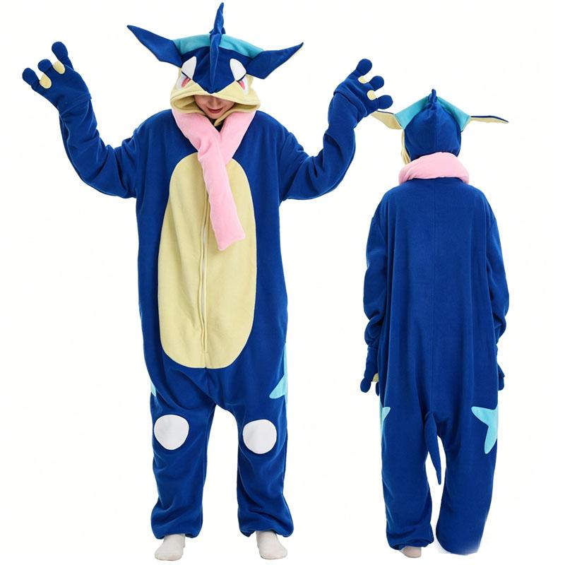 Women Onesie Animal Kigurumi Grninja Pajamas Cartoon Cosplay Jumpsuit Halloween Christmas Party Costume Loose Sleepwear Outfit