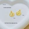 European & American Gold-Plated Moon Star Copper Pendant Necklace for Women