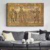 Egyptian Hieroglyphic Murals, Canvas Paintings, Stone Carvings of the Queen Hatshepsut Temple, Pharaoh Posters, Ancient Egypt