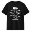 Unisex Unisex T Shirt Ow Ow Ow Funny Chronic Pain Awareness Comedy Stick Character TShirts Harajuku Summer Tees Cotton Clothing